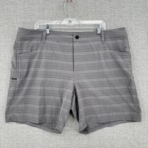 KÜHL Shorts Mens 42 Gray Athletic Hiking Mesh Pockets Breathable Summer Gorpcore
